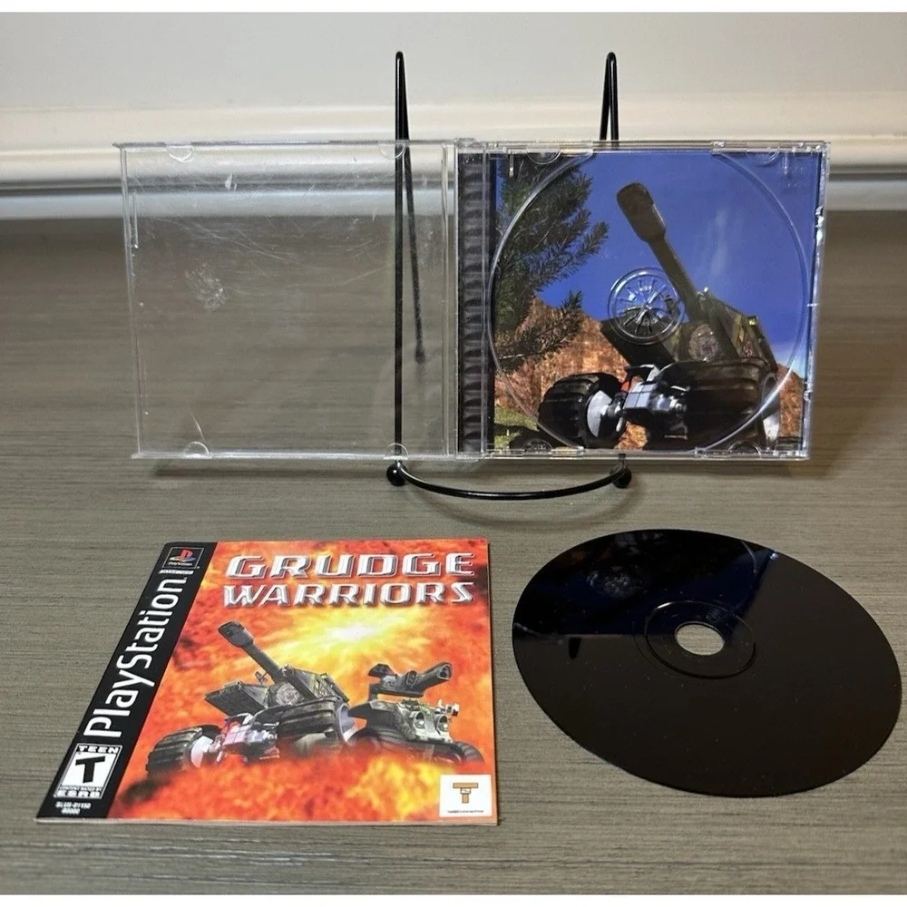 PS1 Games - Slamscape CIB, Grudge Warriors CIB, Tink Tank (Disc Only)